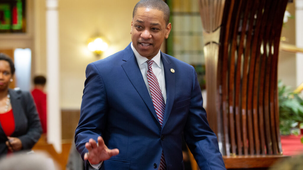Official portrait of Justin Fairfax during his tenure as the 41st Lieutenant Governor of Virginia.