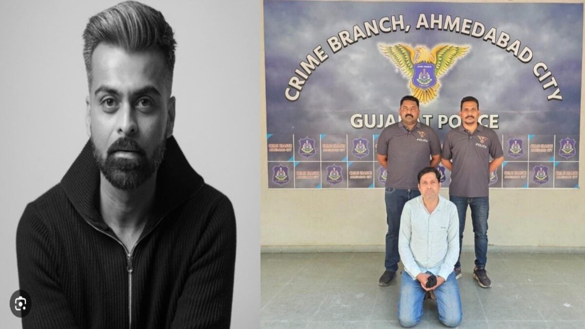 Image of Hemant Modi, the fugitive actor arrested by Ahmedabad Crime Branch.