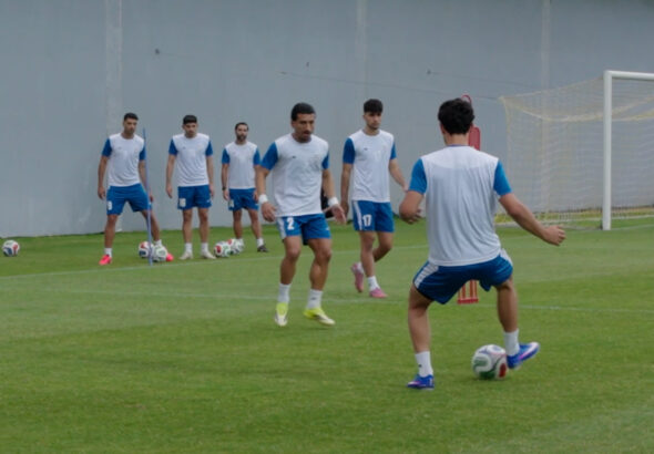 Iran World Cup team training in Turkiye amid base relocation for political reasons.