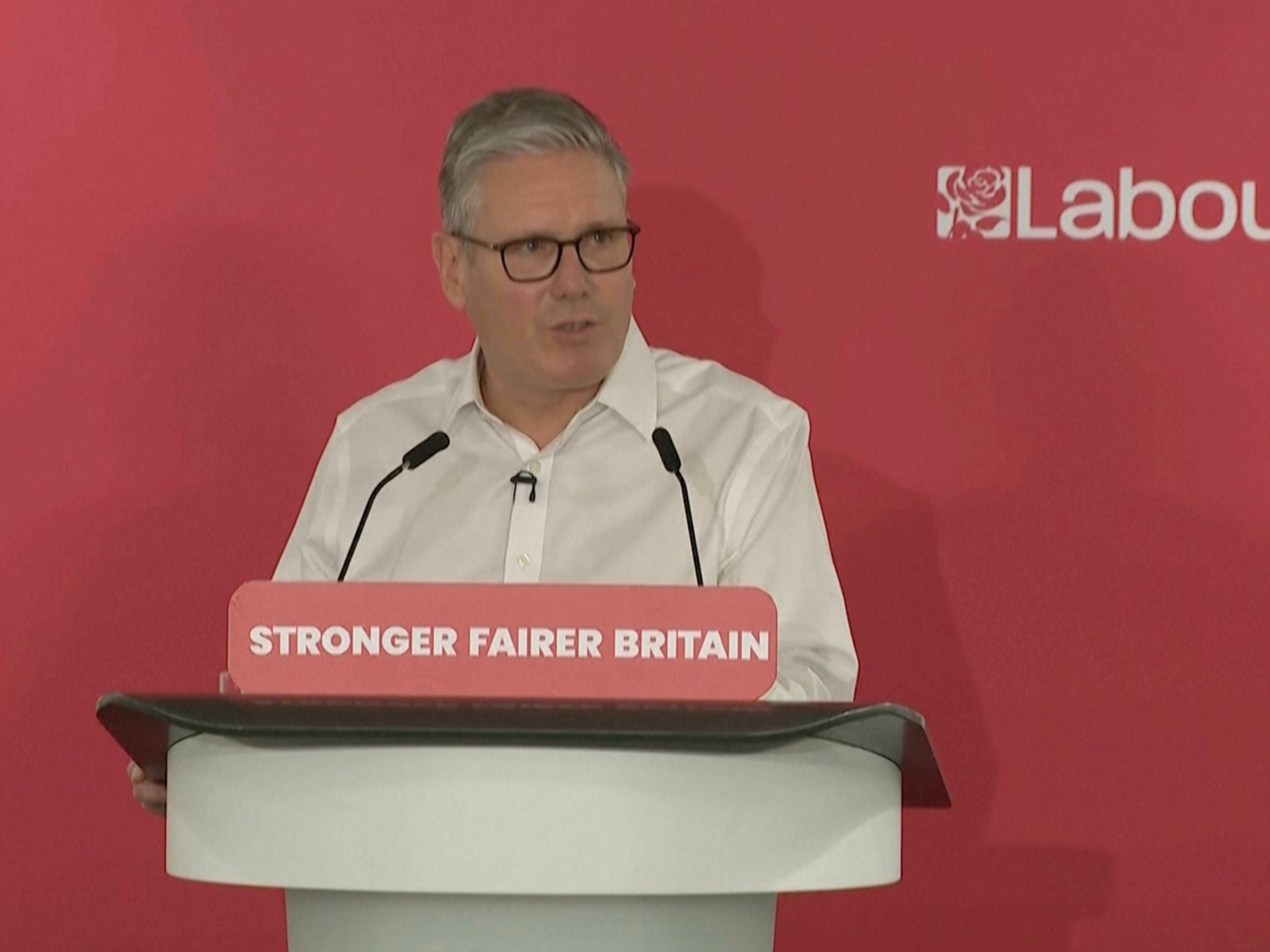 UK Prime Minister Keir Starmer addressing the media amidst political pressure and calls for his resignation.