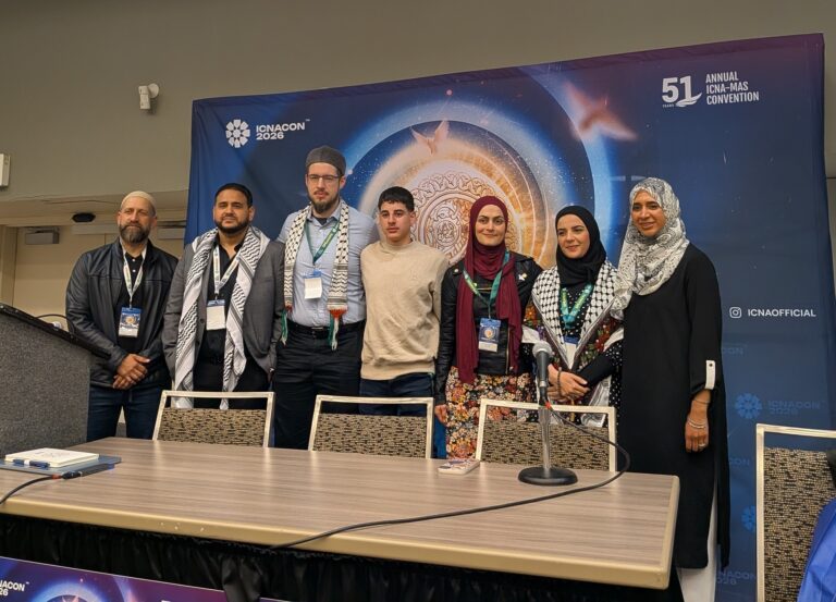 Muslim Americans gather for ICNA conference, advocating for rights and action.