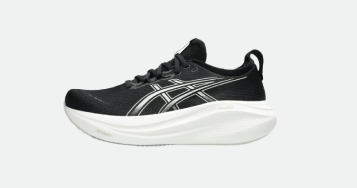 A selection of different types of running shoes from various brands, including everyday trainers, stability shoes, max cushioning, trail running, and speed shoes.
