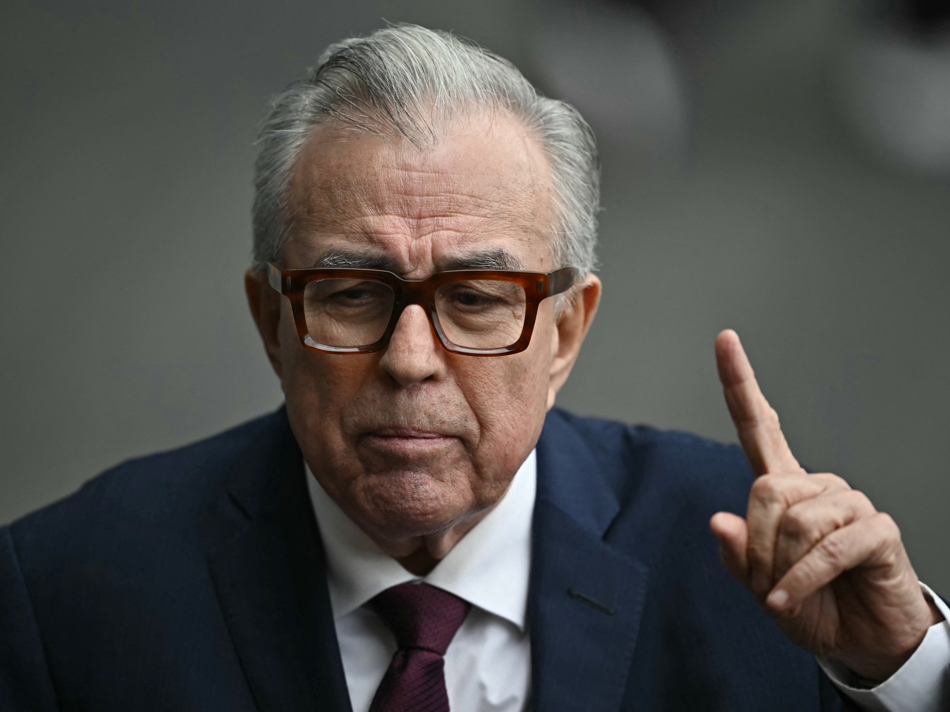 Mexican Governor Ruben Rocha Moya, charged with drug trafficking by the US.