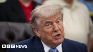 US President Donald Trump announces a deal with Iran including reopening the Strait of Hormuz.