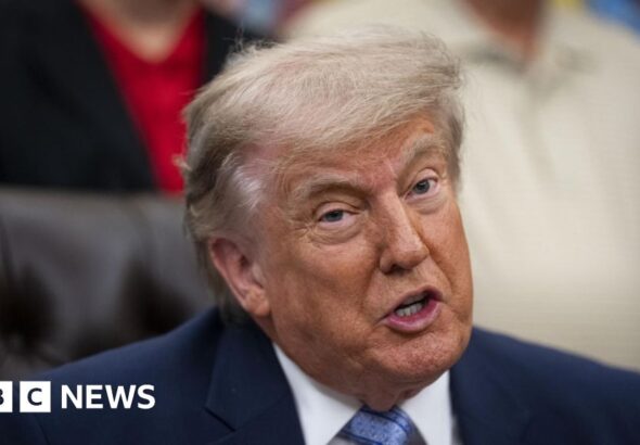 US President Donald Trump announces a deal with Iran including reopening the Strait of Hormuz.