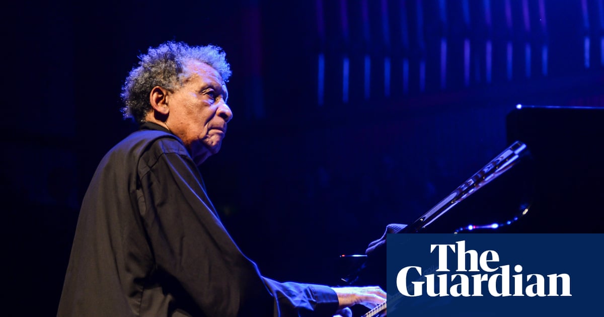 Abdullah Ibrahim, the legendary South African jazz pianist, performing on stage.