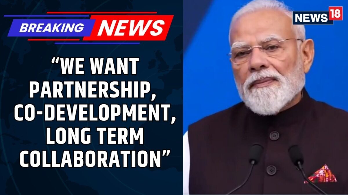 PM Modi launching the Bharat Innovates campaign in France with President Macron, symbolizing India-France innovation partnership.