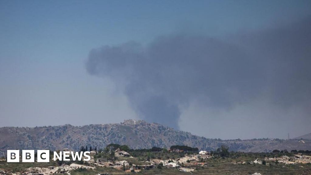 News article detailing Israeli strikes on Lebanon amid Trump's criticism and a fragile US-Iran deal.