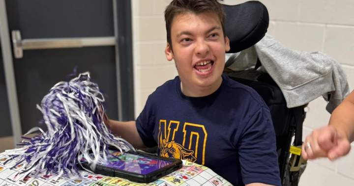 Red Deer high school students fundraising for classmate Lachlan Ross, who is battling cancer, to get a wheelchair-accessible van.