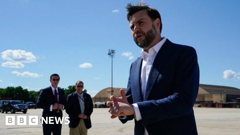 US Vice-President JD Vance departing for talks with Iran in Switzerland.