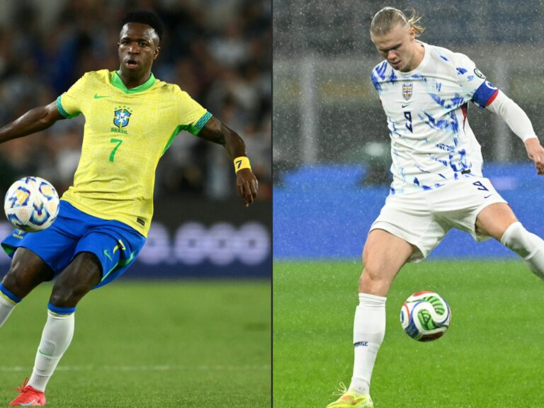 Previewing the highly anticipated FIFA World Cup Last 16 clash between Brazil and Norway, featuring stars Vinicius Jr and Erling Haaland.
