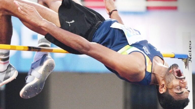 Indian athletes Sarvesh Kushare and Tejas Shirse competing at CWG 2026