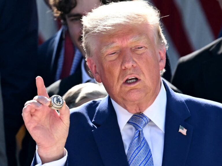 US President Donald Trump during a ceremony, file photo.