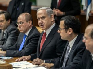 An Israeli government document from 2013 detailing the scrutiny of global NGOs.