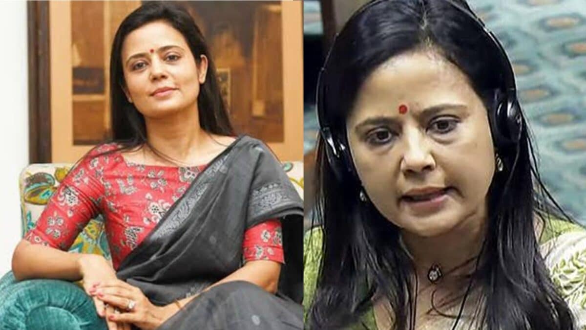 TMC MP Mahua Moitra's sarcastic laugh during the Lok Sabha paper leak bill debate goes viral, sparking wide discussion.