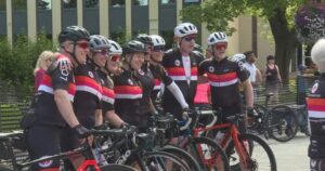 An arrest has been made in connection with the fatal Okanagan Granfondo crash.