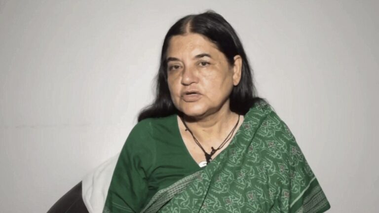Maneka Gandhi in a debate over peacock feather usage by Jain monks, supported by PETA India