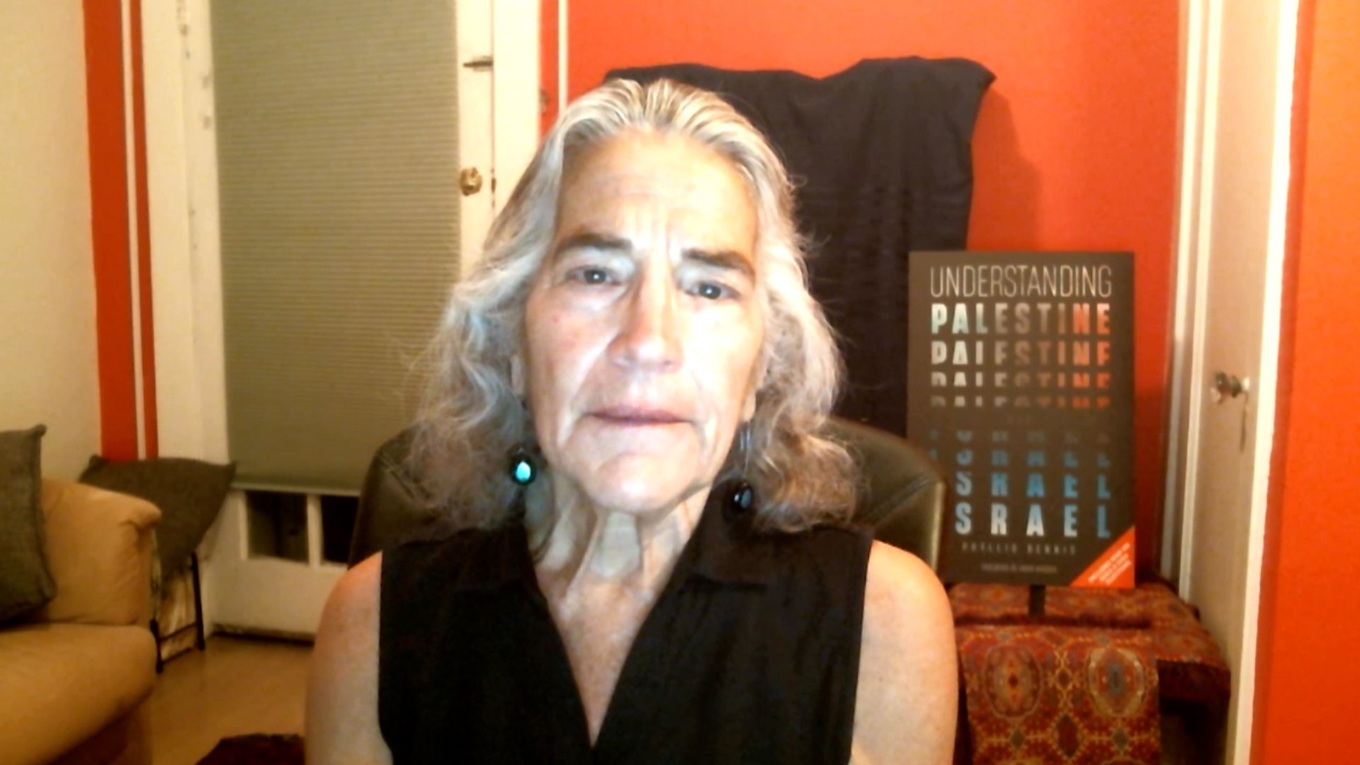 Phyllis Bennis discussing settler war crimes in the West Bank