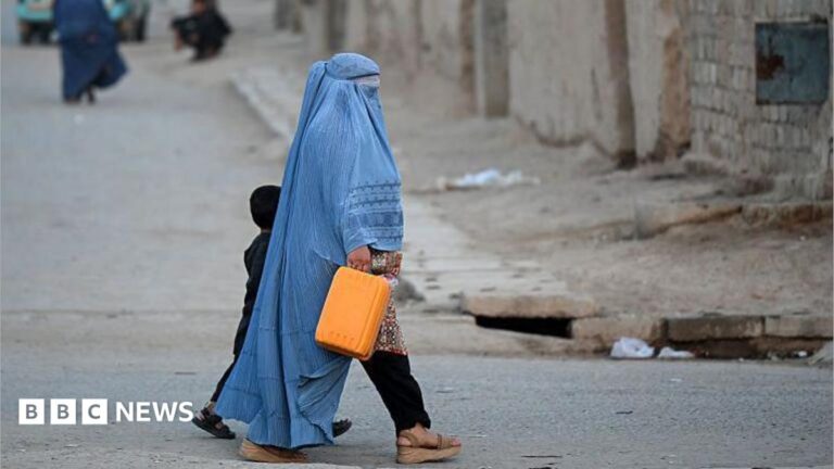 Article discussing the erosion of Afghan women's rights under Taliban rule, featuring personal testimonies and calls for global support.