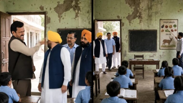 An AI-generated video showing Punjab CM Bhagwant Mann being slapped sparks political controversy and deep concern over the use of AI in politics.