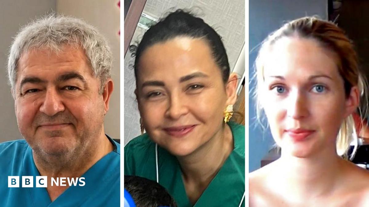 Image showing Dr Sevket Alpturk, Dr Firdevs Uguz Tip, and Julie Hodson, key figures in the IVF donor scandal in Northern Cyprus.