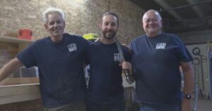 Mark Vella from Men's Sheds promoting men's health awareness and fundraising for cancer detection kits.