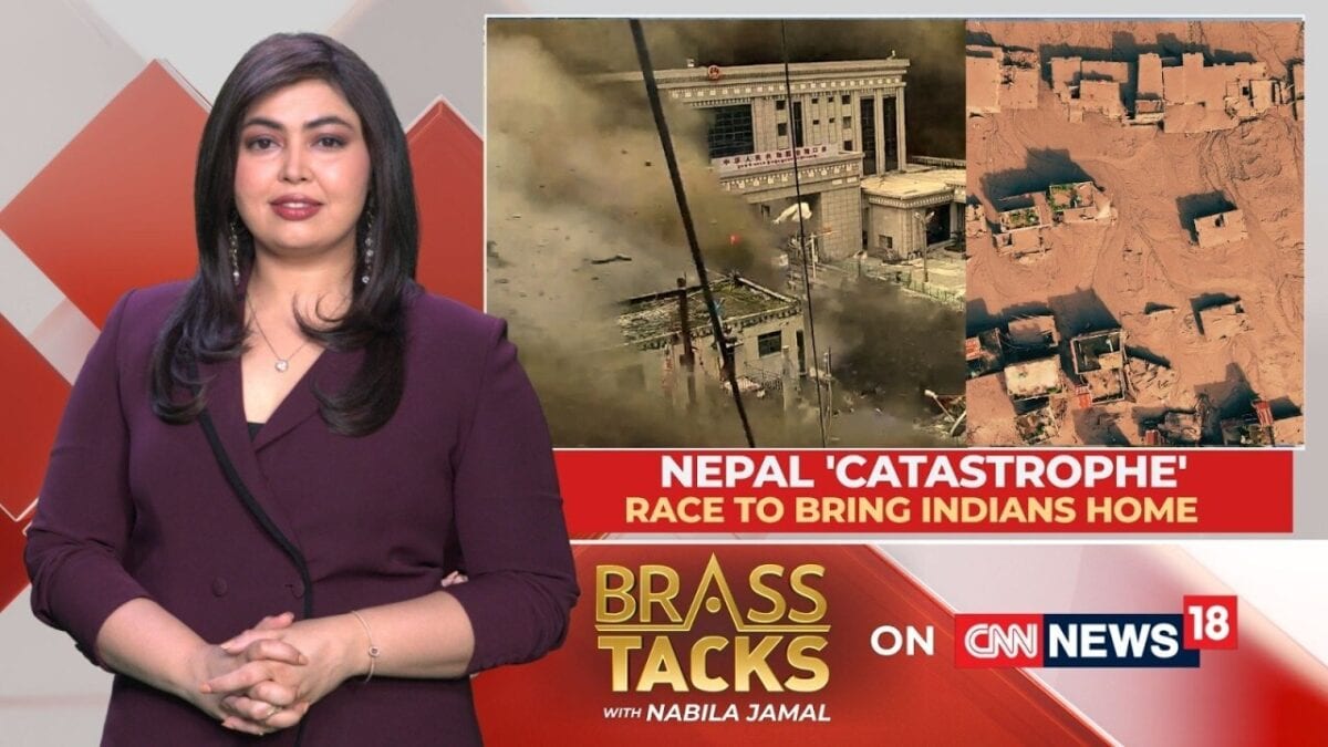 Journalistic report on the Nepal glacier collapse and resulting flash floods, highlighting the human toll and climate change impacts.