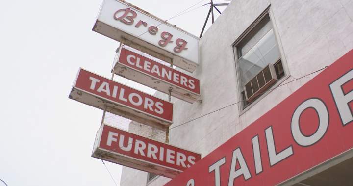 Regina's oldest dry cleaner, Bregg Cleaners, closes after 90 years, reflecting changing business landscape.