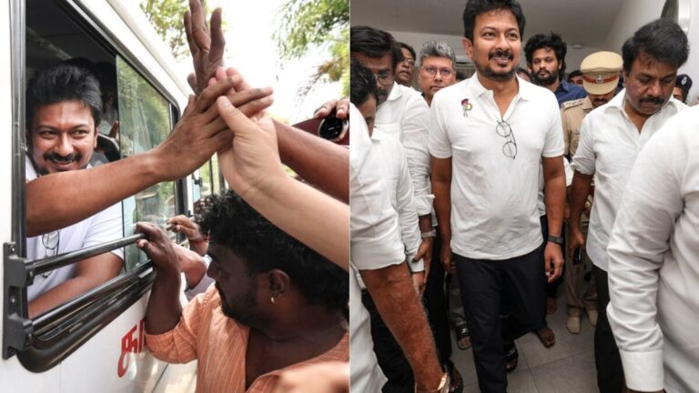 Udhayanidhi Stalin's educational background and political journey.