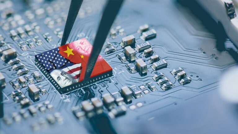 US-China tech rivalry, robot import bans, national security