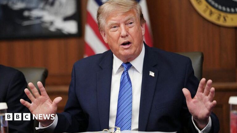 President Trump denies military supply issues, addressing weapon stockpiles and information leaks.