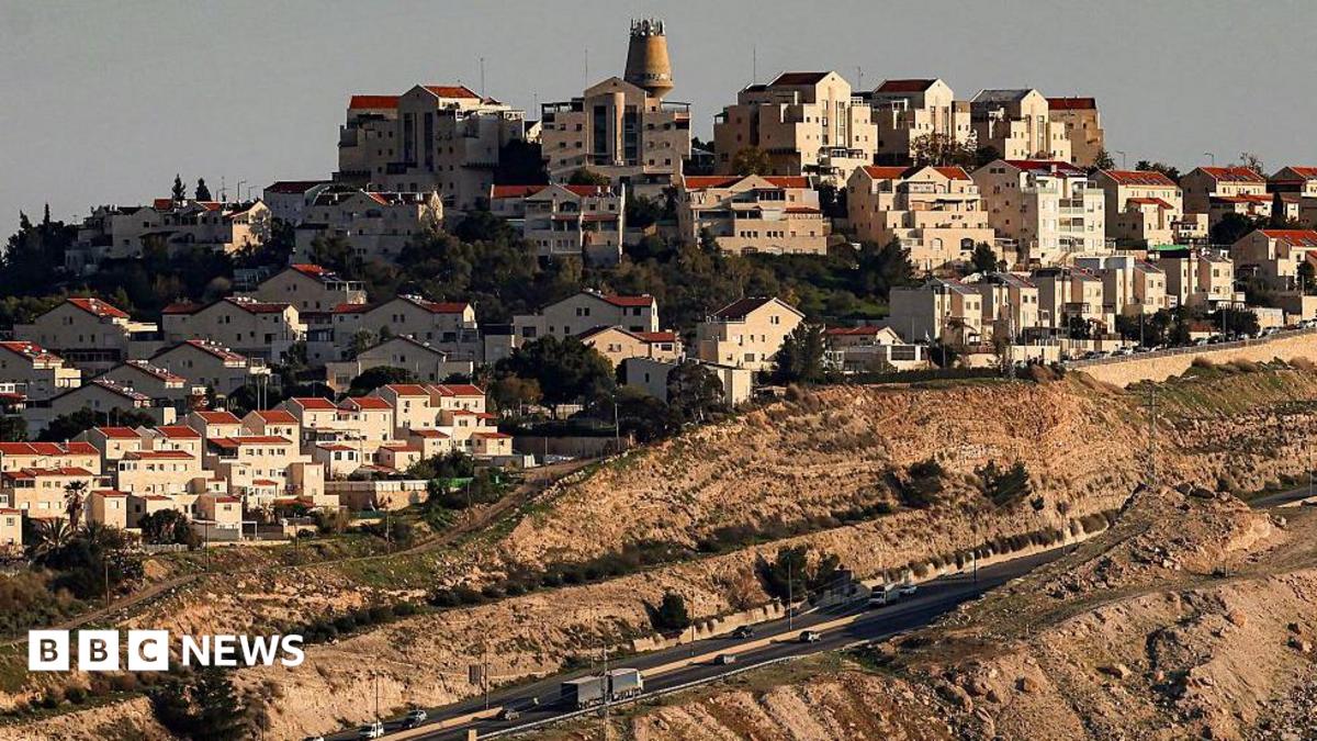 An image illustrating the strategic E1 West Bank settlement area between Jerusalem and Maale Adumim.