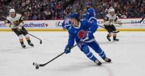 Toronto Maple Leafs defenseman Nick Blankenburg on the ice