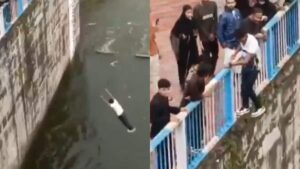 Man injured after jumping from dam for social media reel in Jhansi.