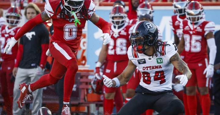 The Ottawa Redblacks preparing for a rematch against the Calgary Stampeders.
