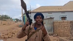 Armed conflict between federal troops and rival forces in Baidoa, Somalia.