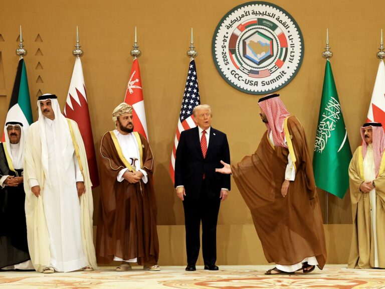 US President Donald Trump meeting with GCC leaders during the UN General Assembly.