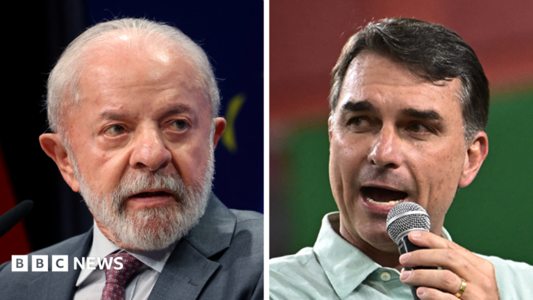 Flávio Bolsonaro leads first round of Brazil presidential election