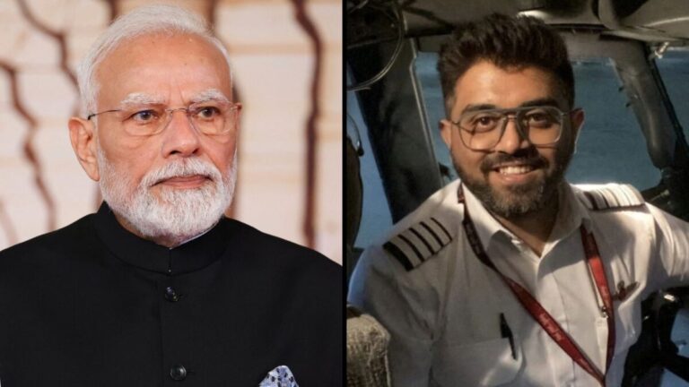 Prime Minister Modi commends the bravery of Indian pilot Captain Smit Machchhar following a mid-air cockpit attack.
