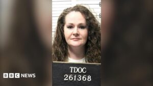 Christa Pike being transported to a hospital after a failed execution attempt in Tennessee.