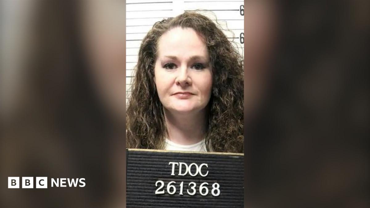Christa Pike being transported to a hospital after a failed execution attempt in Tennessee.