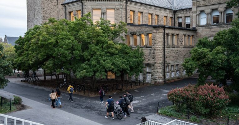 Cornell University campus buildings during an investigation into sexual assault allegations.