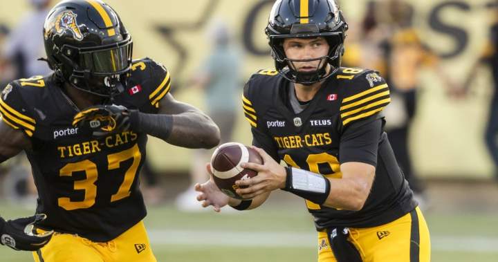 Value: Harrison Frost leads the Hamilton Tiger-Cats in a critical late-season rematch against the Edmonton Elks.