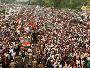 Value: A comprehensive analysis of historical and modern protest movements in India and their impact on the government.