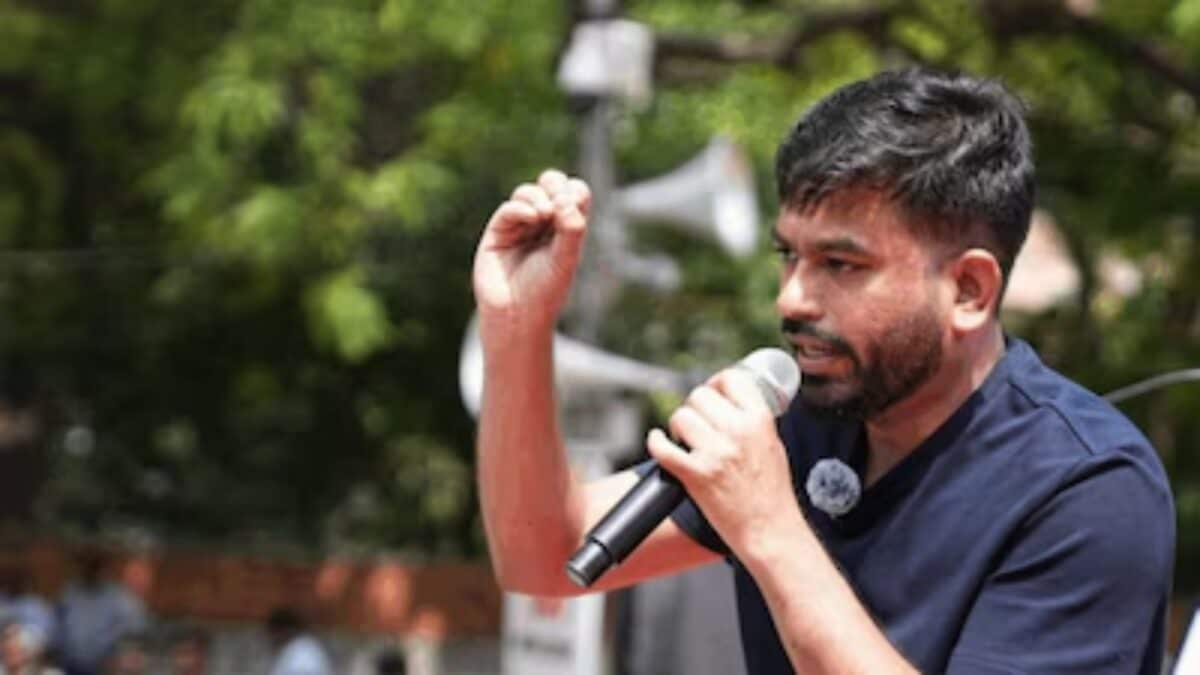 CJP leader Abhijeet Dipke calling for a protest at Jantar Mantar