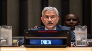 External Affairs Minister S Jaishankar speaking on the global repositioning of the United States.