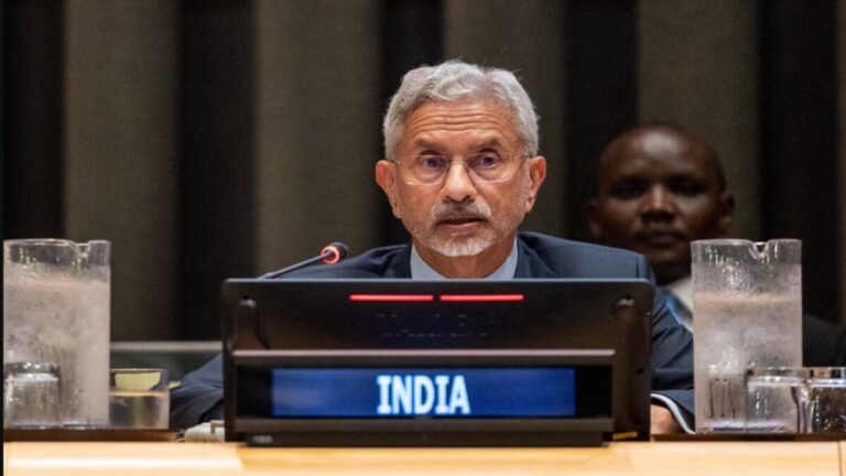 External Affairs Minister S Jaishankar speaking on the global repositioning of the United States.