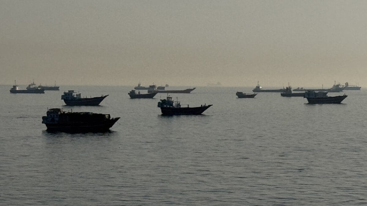 Indian sailors injured following a projectile attack on a commercial vessel in the Strait of Hormuz.