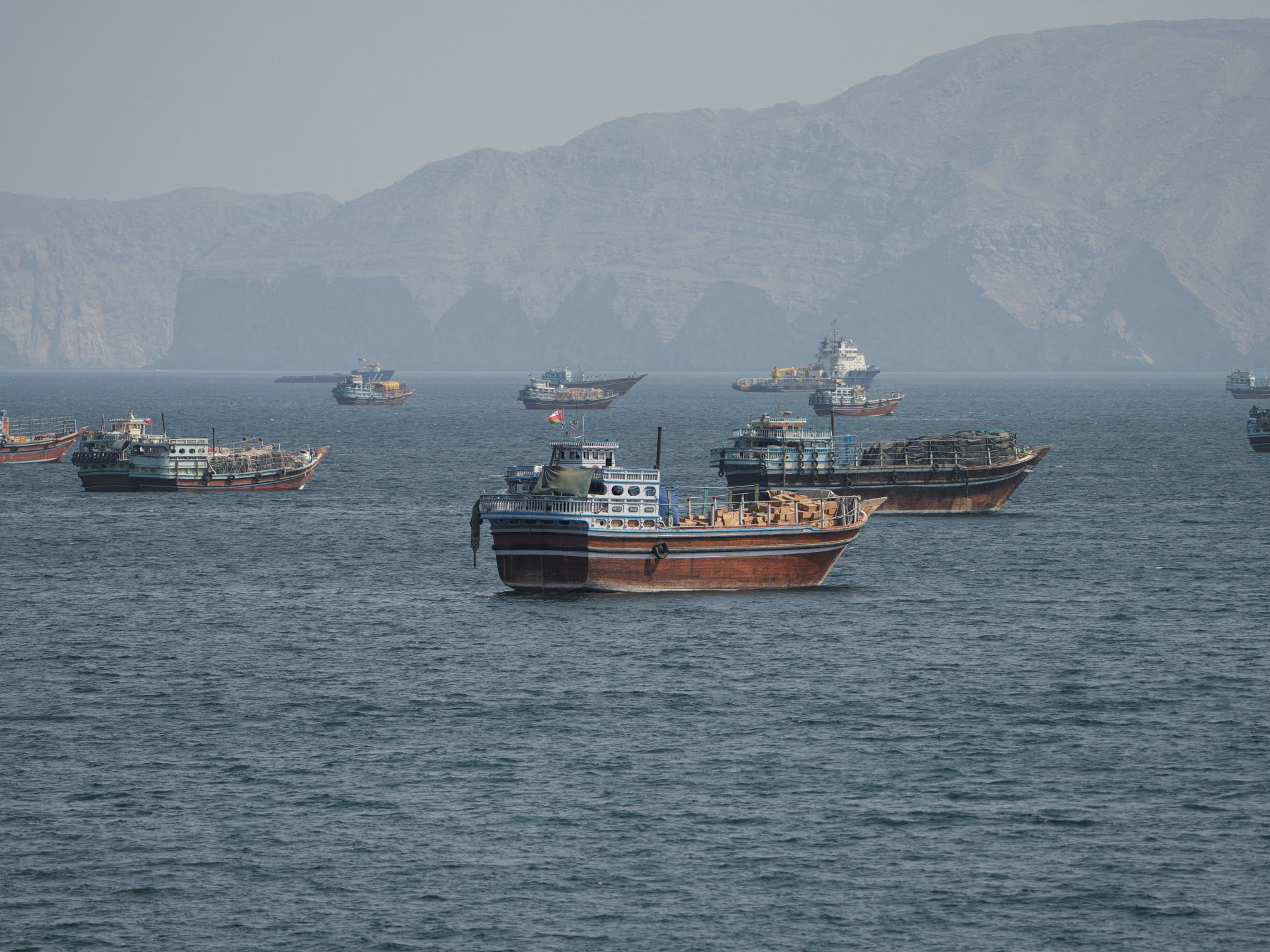 Value: A vessel transiting the Strait of Hormuz amidst increasing geopolitical tensions and rising energy prices.